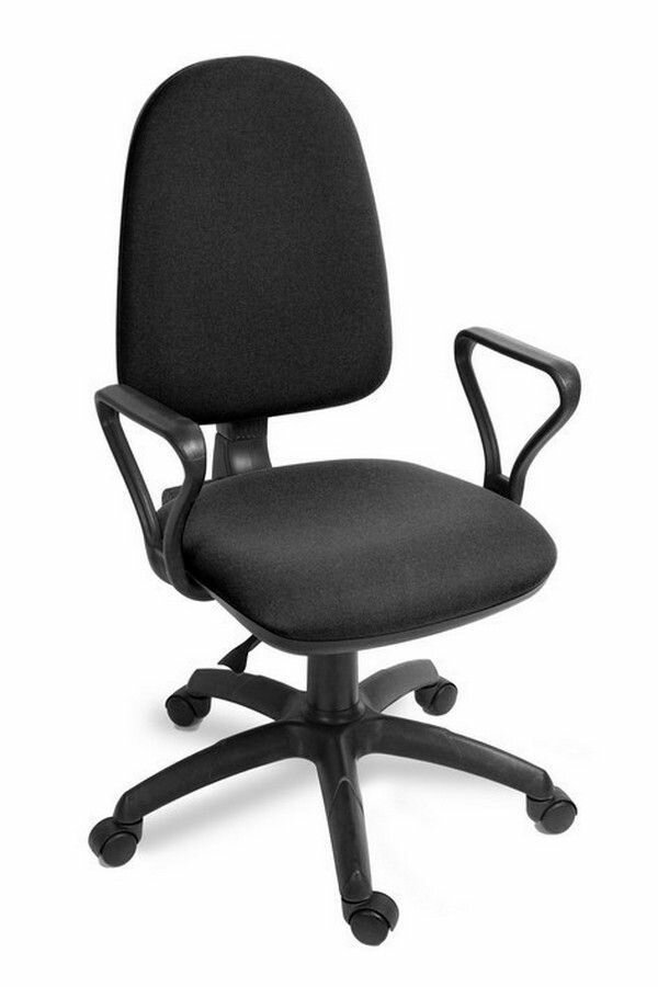 Компьютерное офисное кресло Мирэй Групп престиж самба ПК, Ткань, Черное