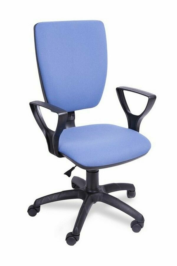 фото Компьютерное офисное кресло Мирэй Групп нота гольф люкс, Ткань, Синее