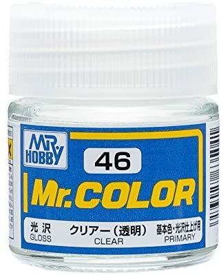 Лак акриловый на специальном разбавителе MR.HOBBY Mr.Color Clear, Глянцевый лак, 10 мл.