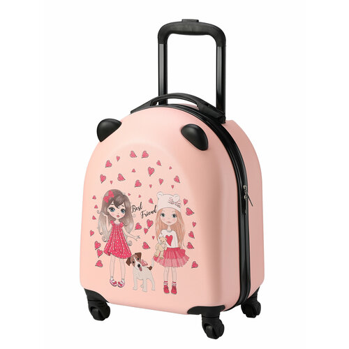 фото Умный чемодан lats 634, ручная кладь, 32х46х21 см, 1.7 кг, розовый