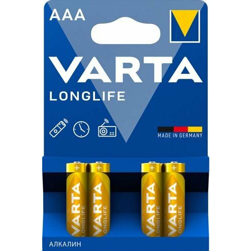 Батарейка щелочная Varta LongLife 04103101414