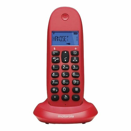 Dect телефон Motorola C1001LB+ красный