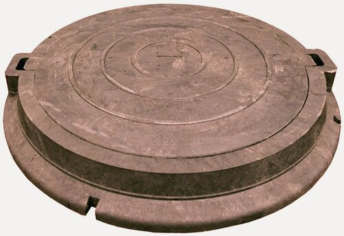 Изображение товара Люк полимерно-песчаный легкий 750х50мм красно-коричневый