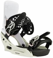 Крепления для сноуборда BURTON Lexa X Est, S, white/gray/logo EST