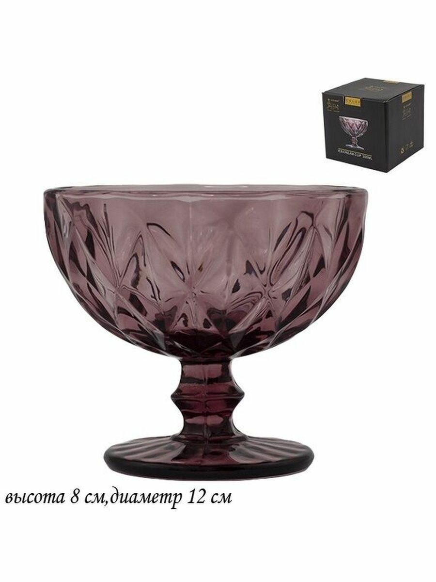 фото Креманка, ваза для конфет Lenardi, стекло 12 см