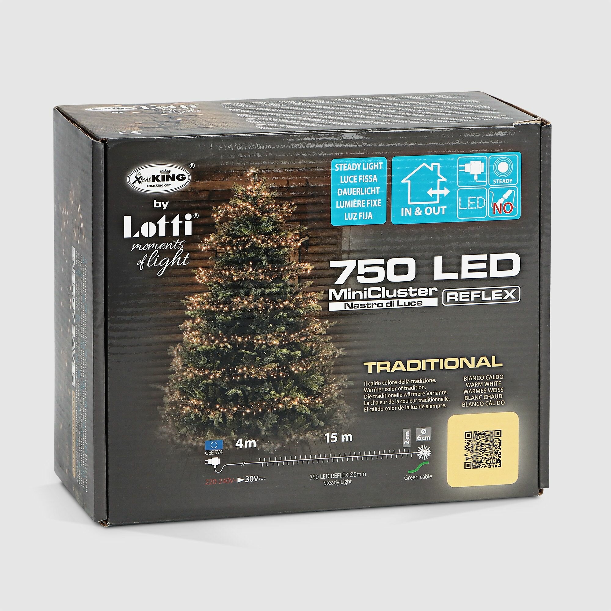 Гирлянда уличная Lotti Nsl 750 led 4+15м - фото №7