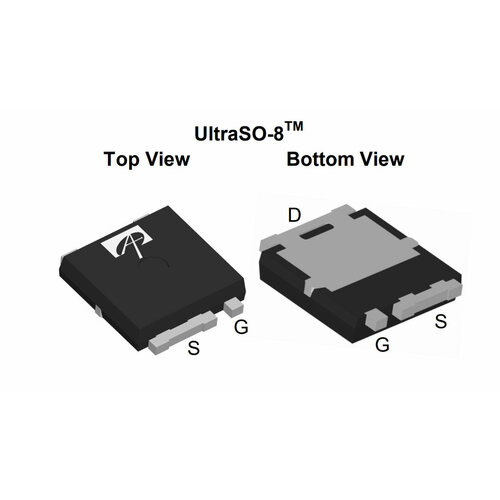 Микросхема AOL1718 N-Channel MOSFET 30V 90A SO-8