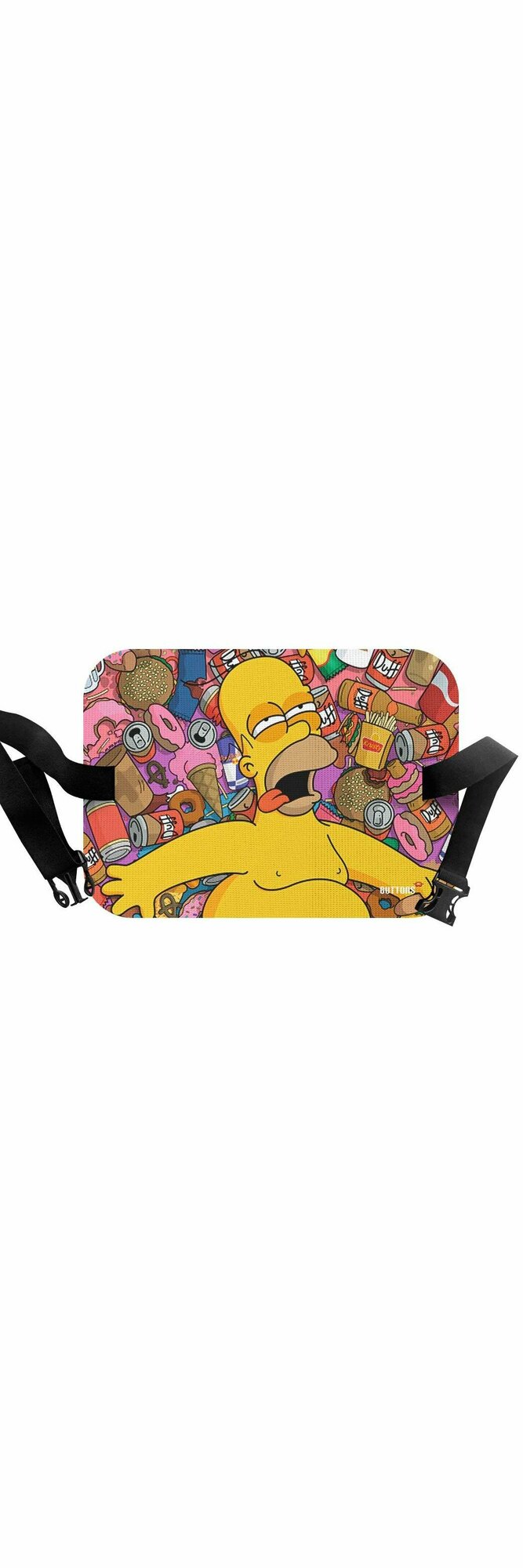 Сидушка Buttons Homer simpson Черный