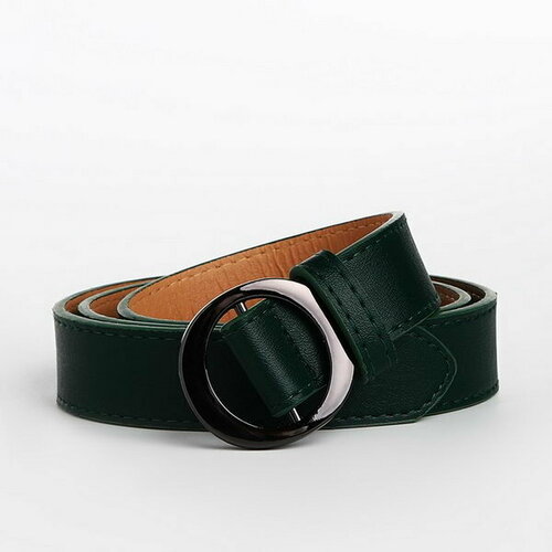 фото Ремень сима-ленд, размер 105, зеленый сима-лэнд