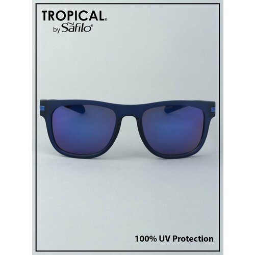 фото Солнцезащитные очки tropical by safilo the rail, оправа: пластик, с защитой от уф, для мужчин, синий