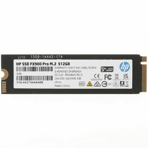 Накопитель SSD HP FX900 Pro 512Gb (4A3T9AA) - фото №17