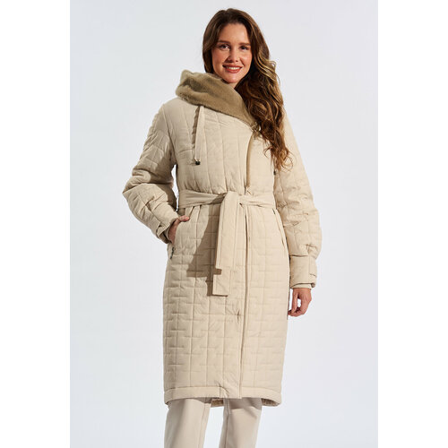 фото Куртка d'imma fashion studio, размер 56, бежевый