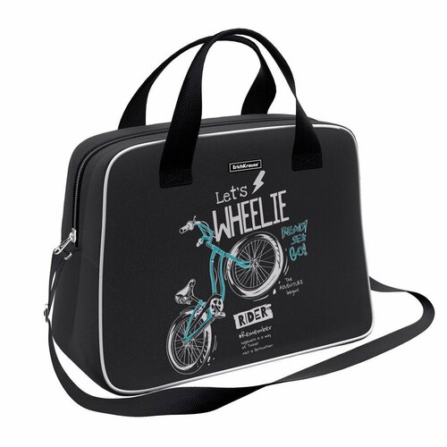 фото Сумка спортивная erichkrause 57452, 38х29, черный