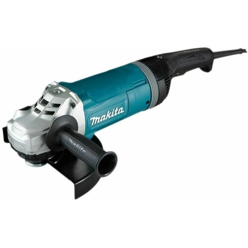 УШМ 2,7 кВт, суперфланец, плавный пуск MAKITA GA9080FX1 угловая шлифомашина makita ga9020sf ушм ф230мм 2200вт 6600об м 4 7кг кор суперфланец плавный пуск