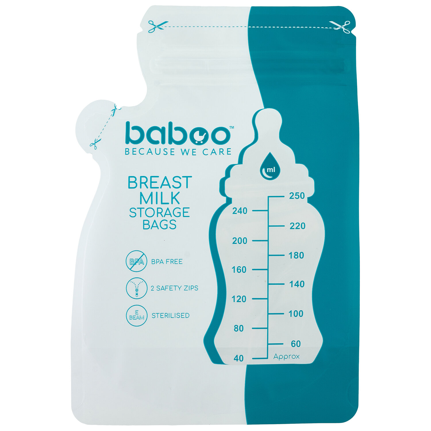 Пакеты для хранения грудного молока Baboo 25шт - фото №5