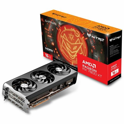 Видеокарта RX7800XT NITRO 16GB 256-bit GDDR6 2xHDMI 2xDP 3FAN RTL 8776000₽