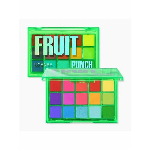 Яркие тени Разноцветные Блестящие Стойкие Miss Lara Fruit