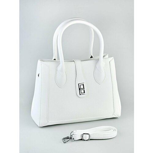 фото Сумка , фактура зернистая, белый babak