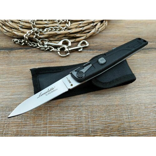 фото Автоматический складной нож leverlettо by bill deshivs black нет бренда