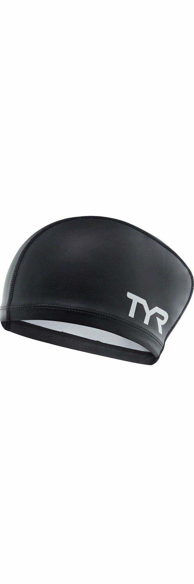 Шапочка для плавания TYR Long Hair Silicone Comfort Swim Cap Черный