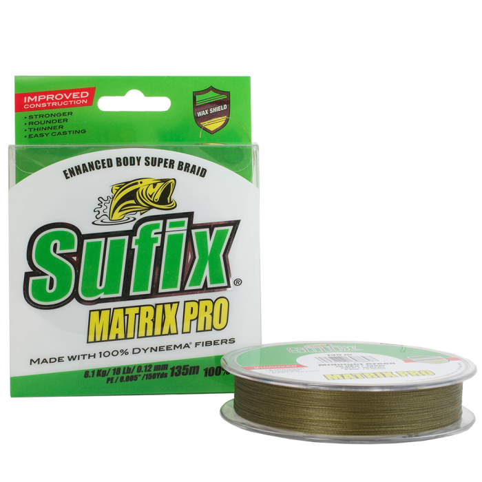 Плетеный шнур Sufix Matrix Pro