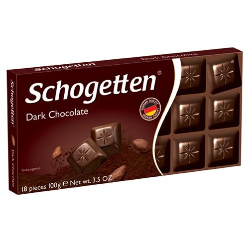 Шоколад Schogetten темный 100 г (DARK)