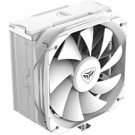 Кулер для процессора PCCooler K4 WH S115X/1200/1700/AM4/AM5 (20 шт/кор, TDP 230W, 130mm PWM FAN, 4 тепловые трубки 6мм, 400-1600RPM, 18-29dBa)