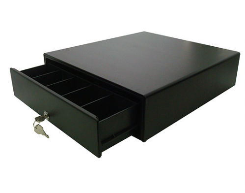Денежный ящик Атол CD-330-B черный (под )