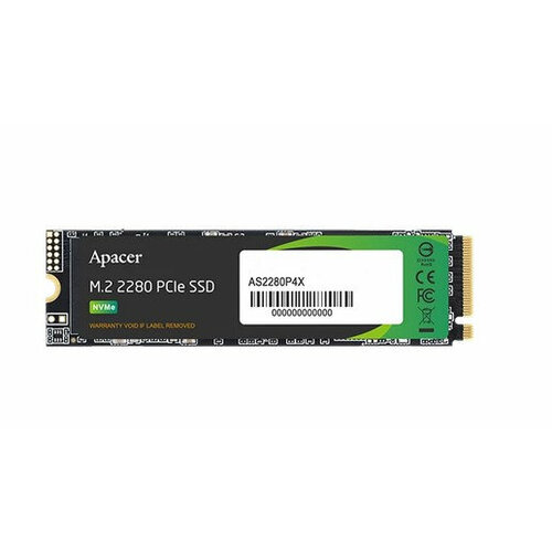 Твердотельный накопитель Apacer AS2280P4 512 ГБ M.2 AP512GAS2280P4X твердотельный накопитель apacer 512 гб m 2 ap512gas2280p4upro 1