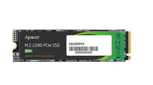 SSD диск Apacer M.2 AS2280P4 512 Гб PCIe Gen3x4 3D NAND AP512GAS2280P4X-1 (AP512GAS2280P4X-1)