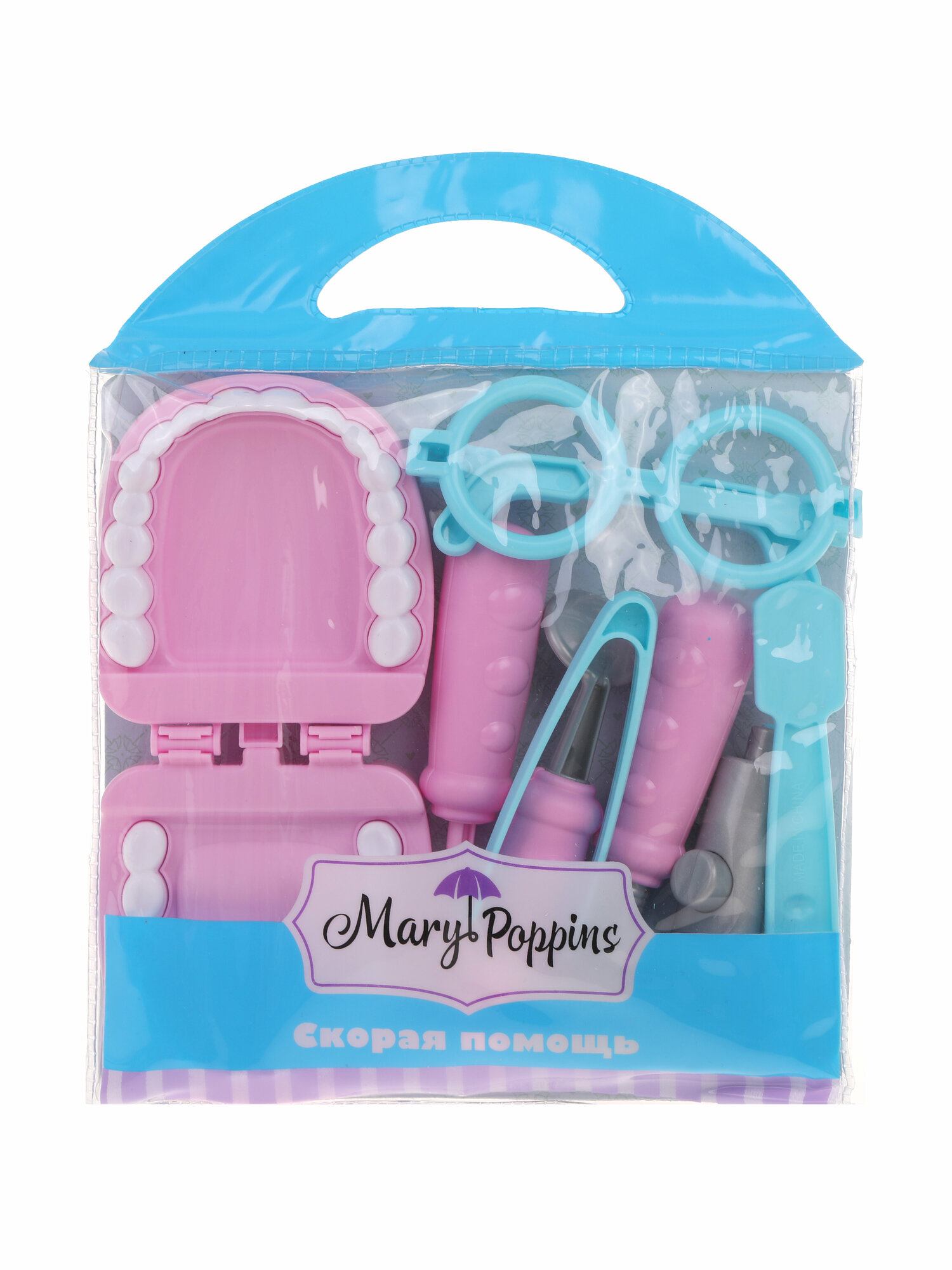 Набор стоматолога Mary Poppins Скорая помощь, 8 предметов, в пакете 453315