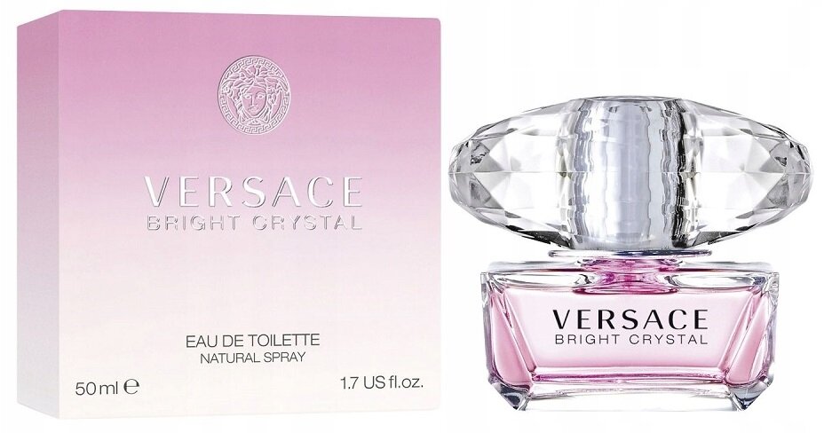 Versace туалетная вода Bright Crystal, 50 мл, 100 г (ref.54)