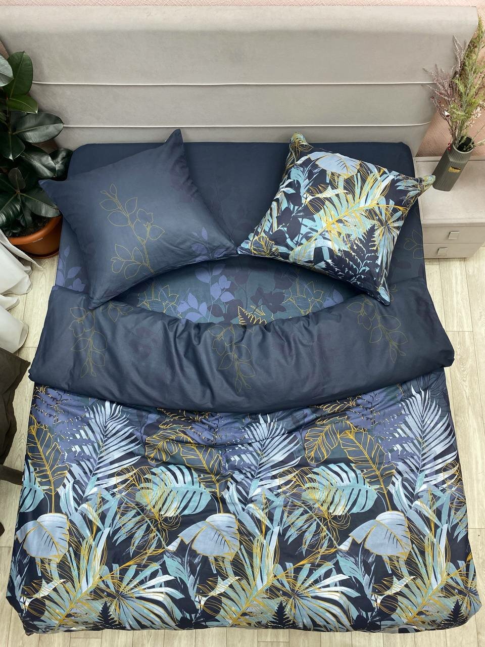 фото Комплект постельного белья "Ночные тропики" Перкаль