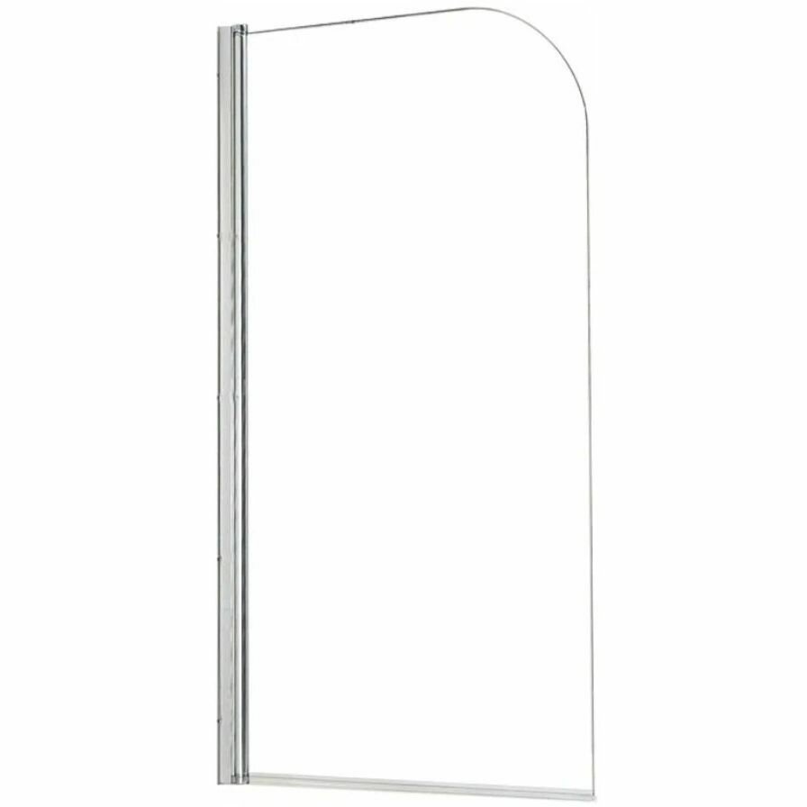 фото Шторка для ванны Azario Merrit 80х140 см AZ-NF6211 800 silver, хром/прозрачное