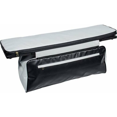 фото Комплект мягких накладок с сумкой на сиденье из пвх ривьера (80см) / накладки для лодки на сиденье / накладка мягкая на лодку / сумка из непромокаемой ткани для рыбалки / сиденья для лодки пвх / накладки для ривьеры мастер лодок