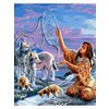 Картина по номерам Волчий ритуал 40х50 см - изображение