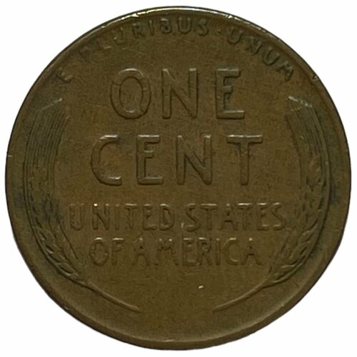 США 1 цент 1952 г. (Wheat Penny, Линкольн) (D) сша 1 цент 1957 г wheat penny линкольн