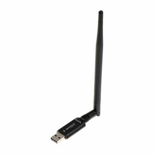 Адаптер Wi-Fi+Bluetooth WNP-UA-019, 600 Mbps, USB, двухдиапазонный, антенна, чёрный
