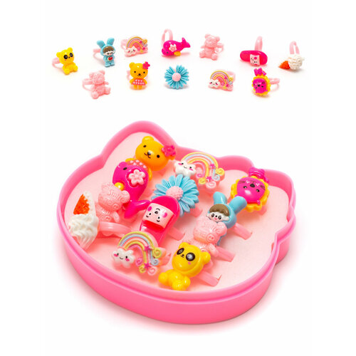 фото Кольцо бим-бом, розовый