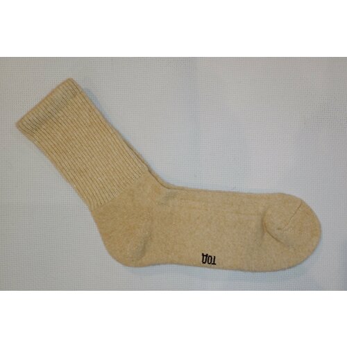 Носки , размер 43-45, бежевый следки вязаные носки