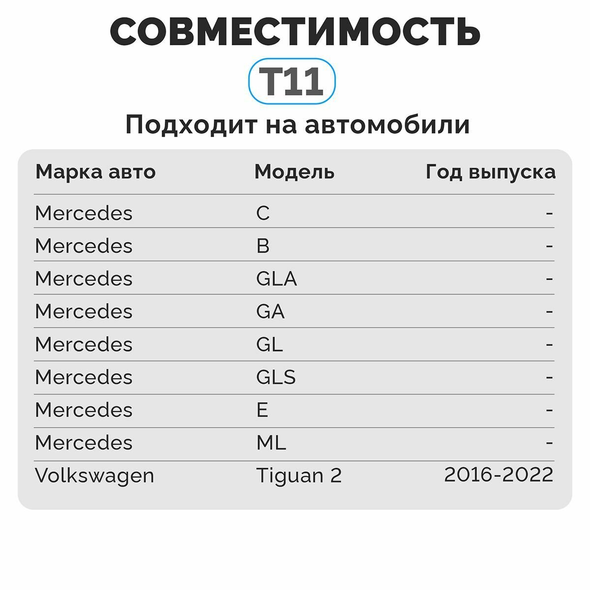 Адаптеры для установки LED ламп H7 ElectroKot PRO на Mercedes C B GLA GL GLS Tiguan 2 T11 - комплект — фото 7