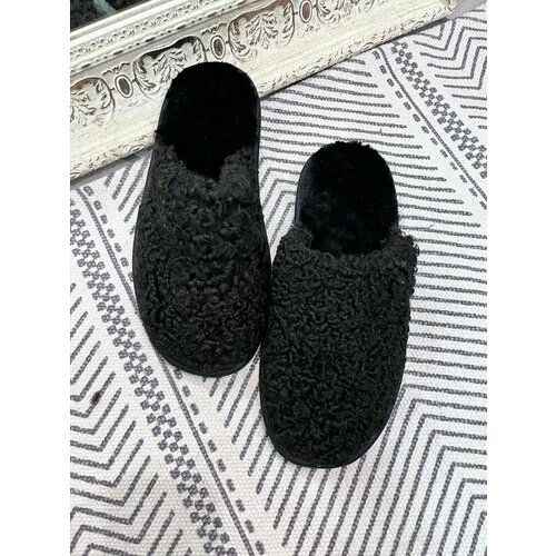 Тапочки Кукморские валенки, размер 40, черный