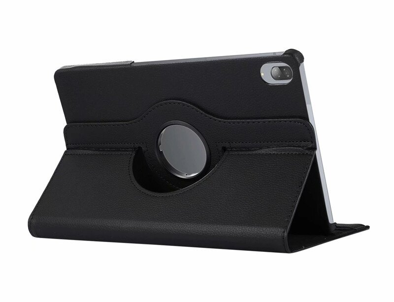 Чехол для планшета MyPads Lenovo Tab M8 v3 3rd gen (TB-8506F) поворотный роторный оборотный черный кожаный
