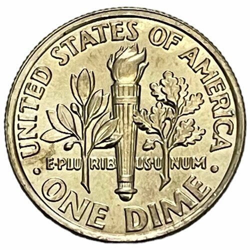 США 10 центов (1 дайм) 1988 г. (Dime, Рузвельт) (P)