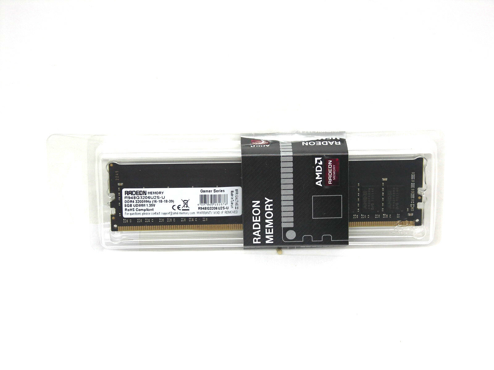 Модуль DIMM 8Gb (DDR4 3200MHz) *AMD* black R948G3206U2S-UO