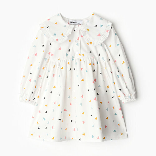 фото Платье kaftan, размер 122/128, белый