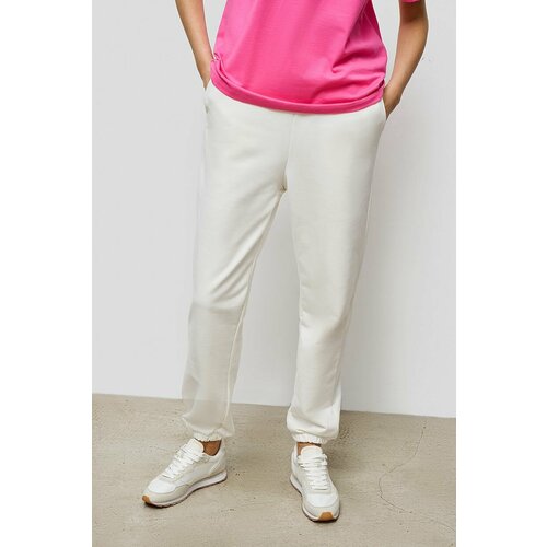 фото Брюки джоггеры baon, размер 46, белый