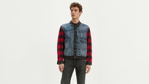 Джинсовая куртка Levis, размер M, голубой