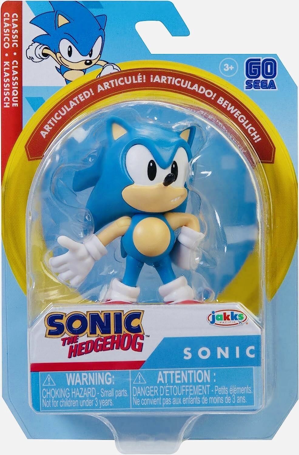 Sonic The Hedgehog Action Figure 2,5-дюймовая классическая коллекционная игрушка Sonic