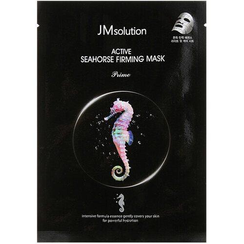 JMSolution~Укрепляющая маска с экстрактом морского конька~Active Seahorse Firming Mask Prime
